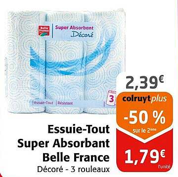 essuie-tout super absorbant belle france