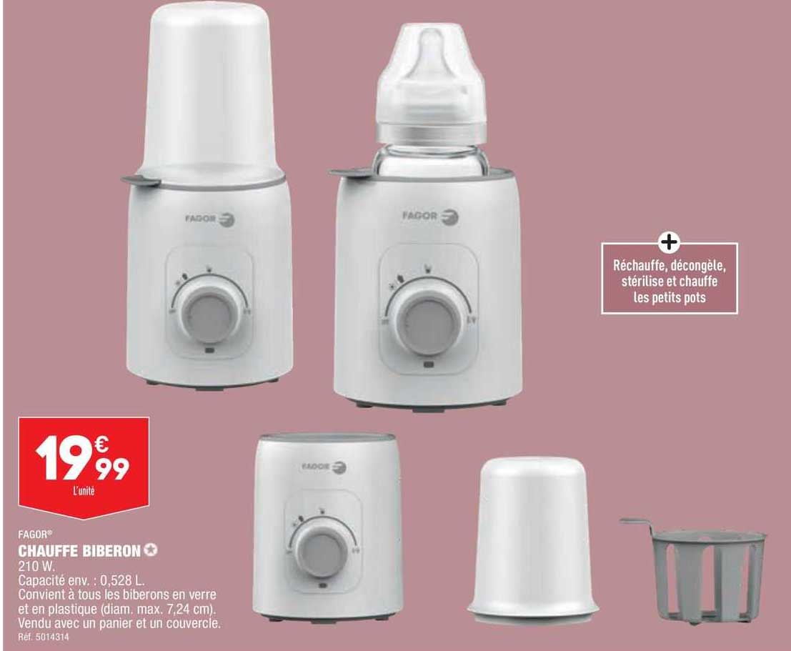 fagor  chauffe biberon