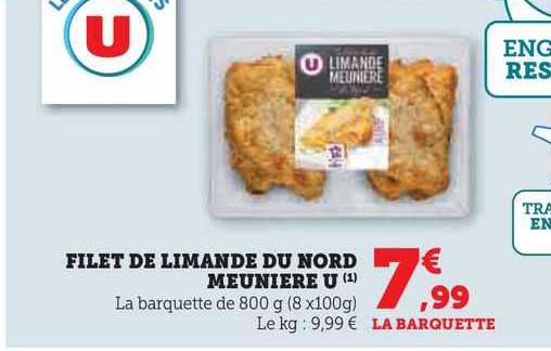 Filet De Limande Du Nord Meunière U