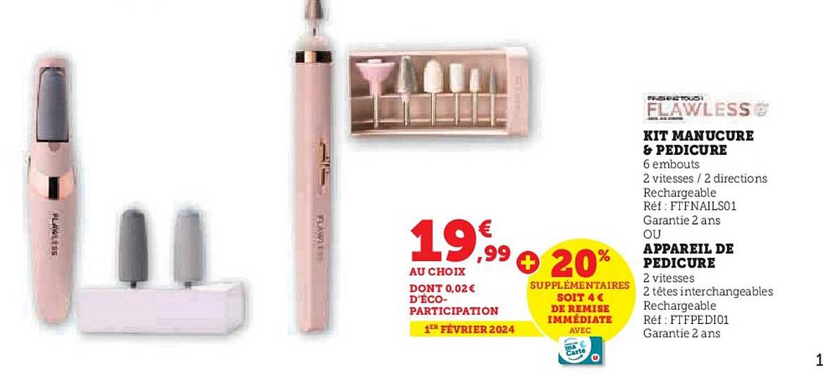 flawless kit manucure & pedicure