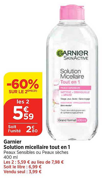 Garnier Solution Micellaire Tout En 1