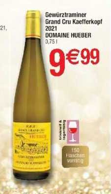 gewürztraminer grand cru kaefferkopf 2021 domaine hueber