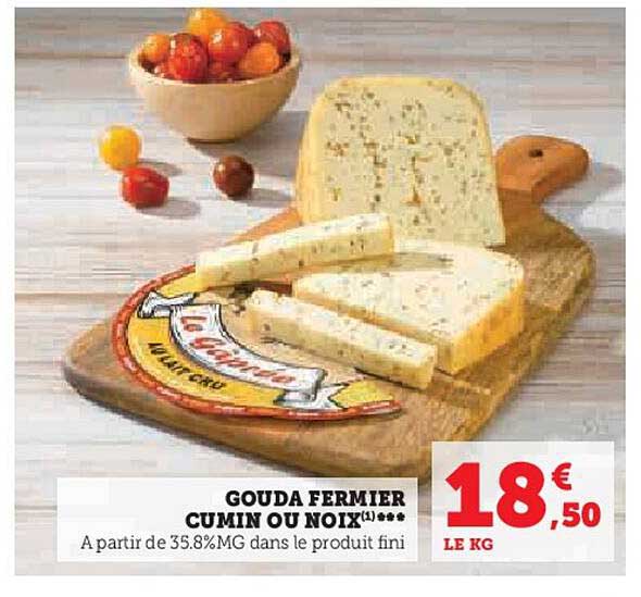 Gouda Fermier Cumin Ou Noix