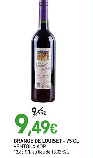 grange de louiset ventoux aop  75 cl