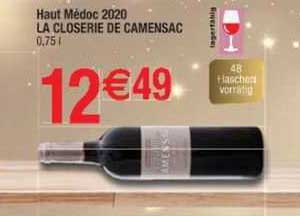 haut médoc 2020 la closerie de camensac
