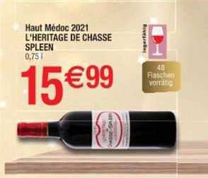 haut médoc 2021 l'héritage de chasse spleen