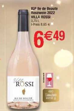 igp île de beauté roséwein 2022 villa rossi