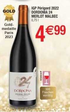 igp périgord 2022 dordonia 24 merlot malbec