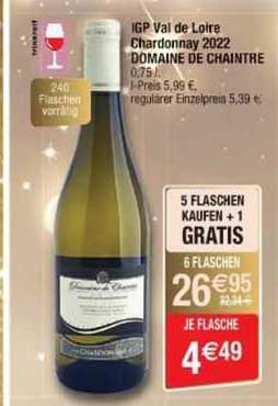 igp val de loire chardonnay 2022 domaine de chaintre