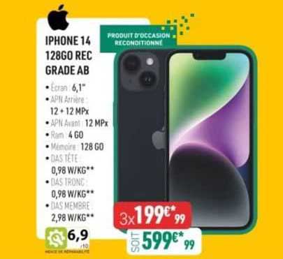 iphone 14 128go rec grade ab