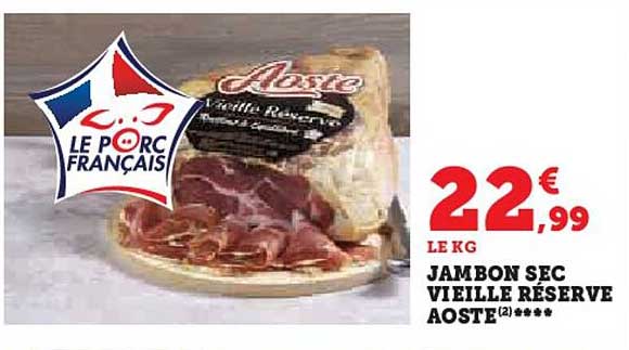 Jambon Sec Vieille Réserve Aoste