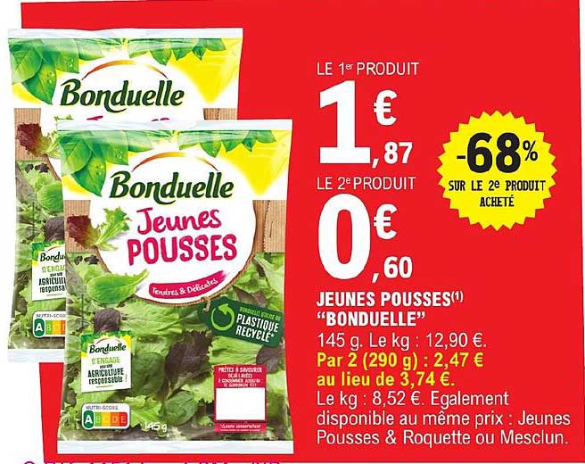Jeunes Pousses "bonduelle"