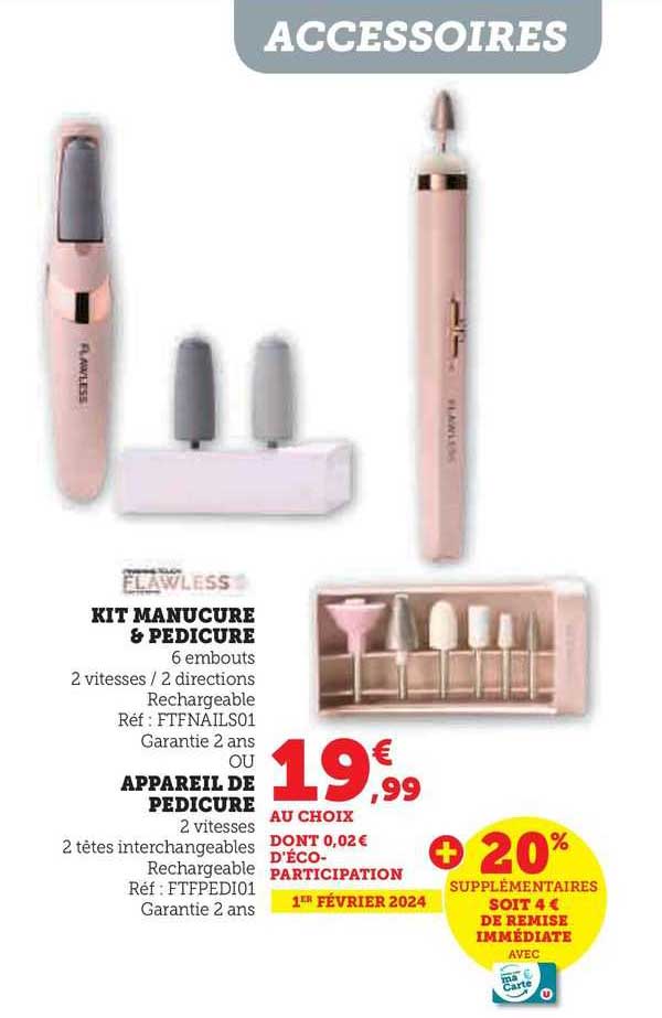 kit manucure & pédicure, appareil de pédicure