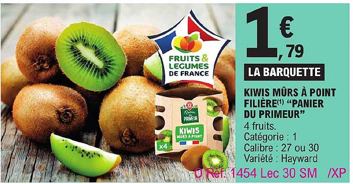 kiwis mûrs à point filière "panier du primeur"