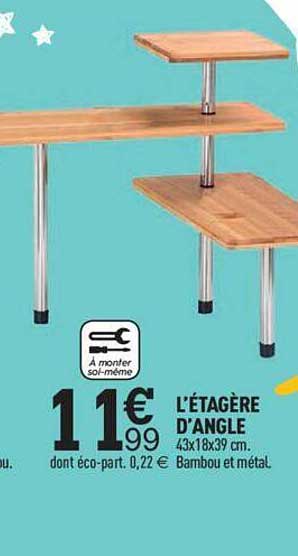 l'etagere  d'angle