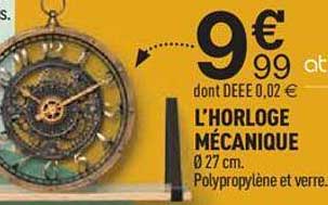 l'horloge mecanique