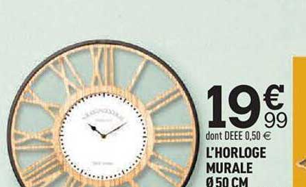 l'horloge murale