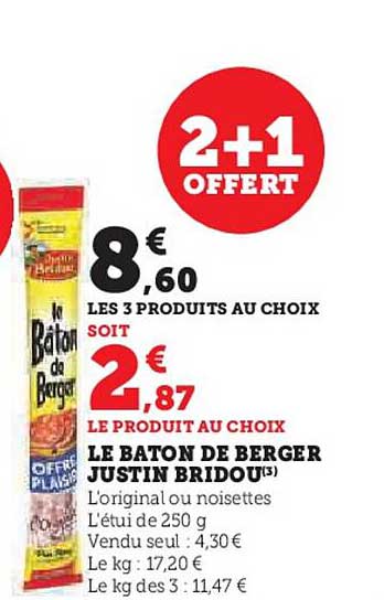 la bâton de berger justin bridou