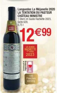 languedoc la méjanelle 2020 la tentation du pasteur château ministre