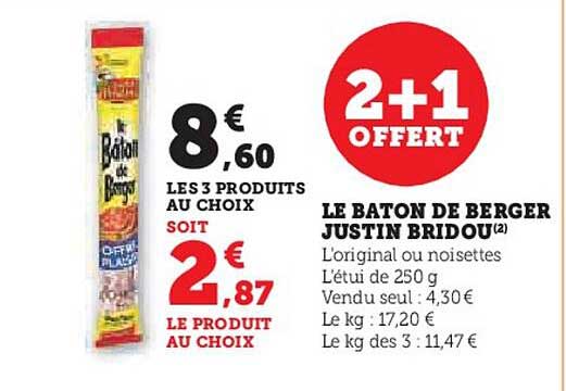 le bâton de berger justin bridou