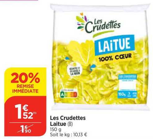 Les Crudettes Laitue