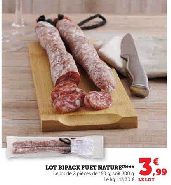 lot bipack fuet nature