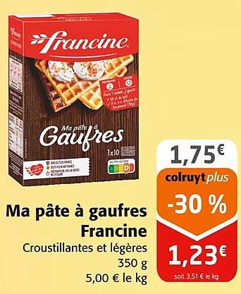 Ma Pâte à Gaufres Francine