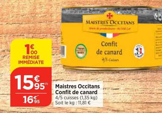 maistres occitans confit de canard