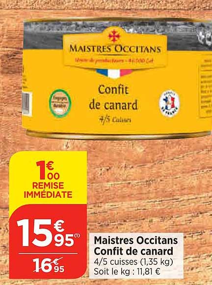 maistres occitans confit de canard