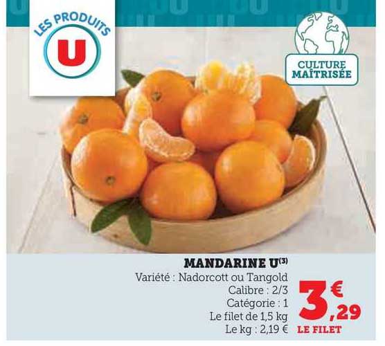 Mandarine U Nadorcott Ou Tangold