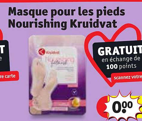 masque pour les pieds nourishing kruidvat