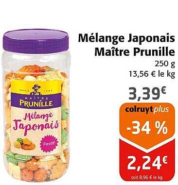 mélange japonais maître prunille