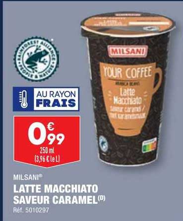 Milsani Latte Macchiato Saveur Caramel