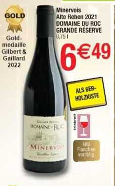 minervois alte reben 2021 domaine du roc grande réserve