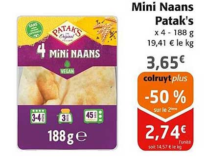mini naans patak's