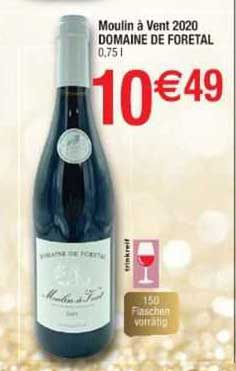 moulin à vent 2020 domaine de foretal