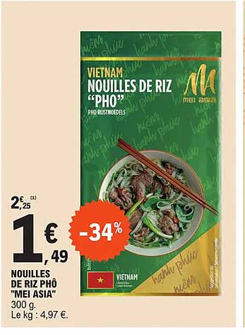 nouilles de riz phô "mei asia"