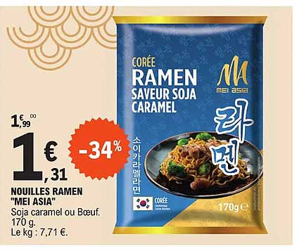 nouilles ramen "mei asia"