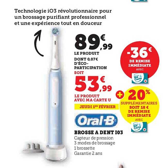 oral-b brosse a dent 103