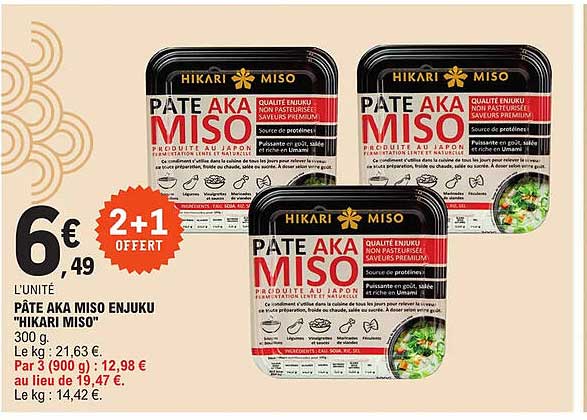 pâte aka miso enjuku "hikari miso"