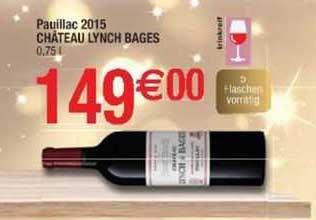 pauillac 2015 château lynch bages