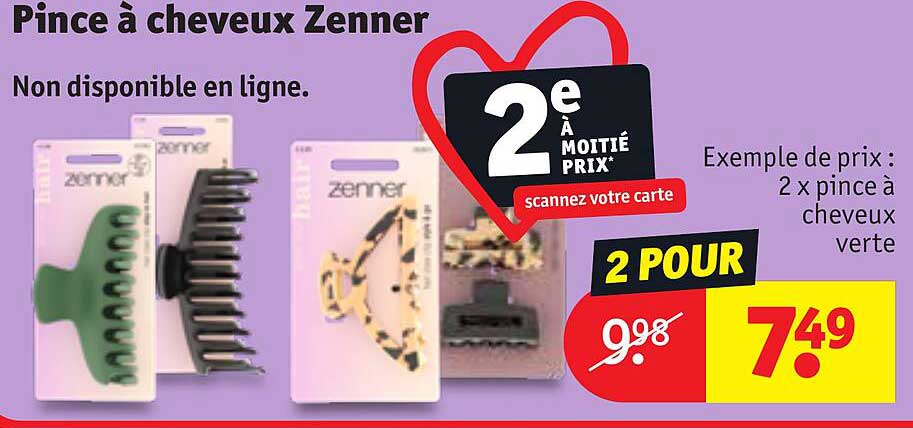 pince à cheveux zenner