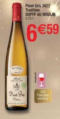 pinot gris 2022 tradition dopff au moulin