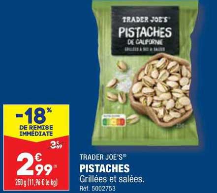 pistaches trader joe's