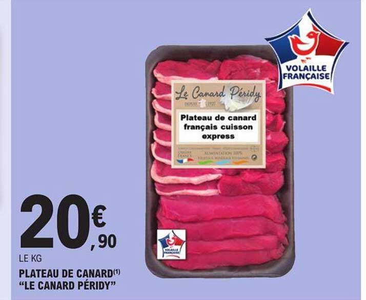 plateau de canard "le canard péridy"