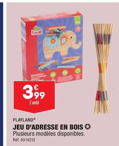 playland jeu d'adresse en bois
