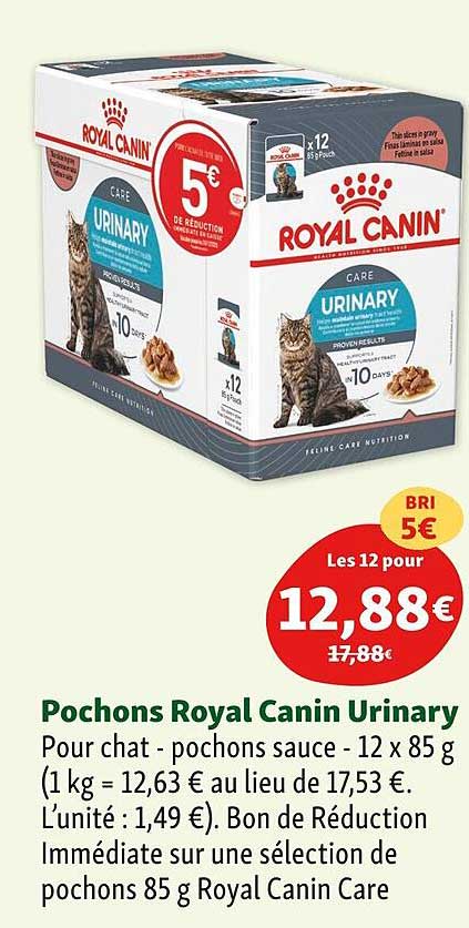 pochons royal canin urinary