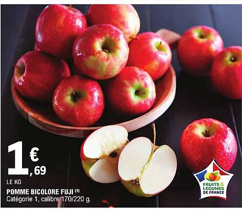pomme bicolore fuji