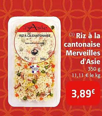 riz à la cantonaise merveilles d'asie