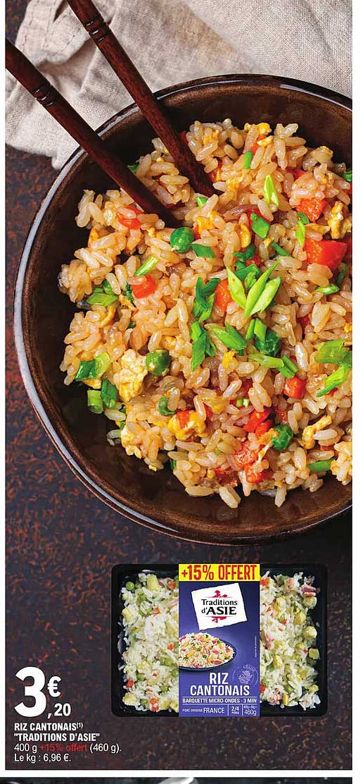 riz cantonais "traditions d'asie"